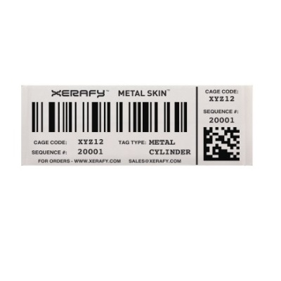 Etykieta RFID Xerafy Mercury Metal Skin Label 